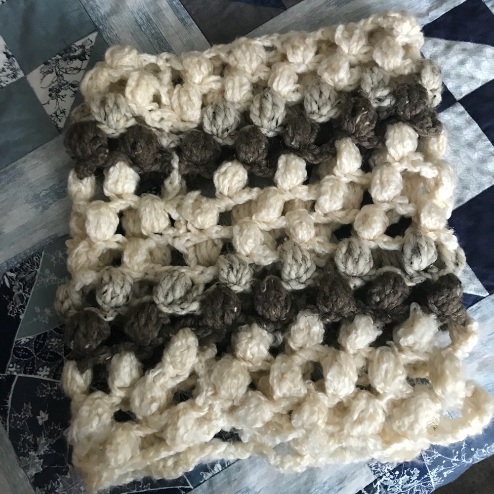 Handmade Infinity Crocheted Scarf
